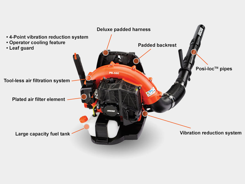 Echo PB-580H, Blower 580H Back Pack