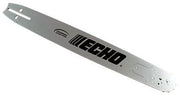 Echo 24 inch powermatch chainsaw bar with black and gray color scheme.