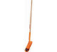 A 4 inch trenching shovel with a wood handle and orange blade, designed for landscape supplies.