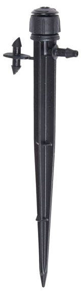 DIG- 06-034, 0-30 GPH, 360 Adjustable Bubbler on Stake, Black