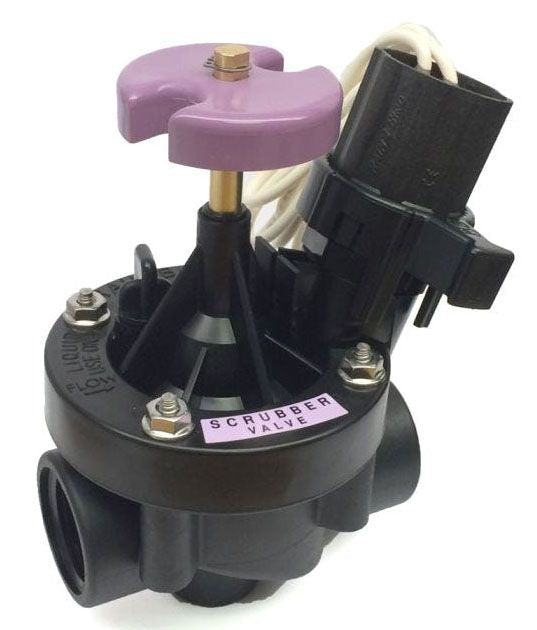 Rain Bird 100 PESBR, 1" Inlet Inline Plastic Irrigation Electric Valve NPT, Reclaimed