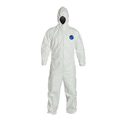 DuPont S-11495B-XX, Tyvek coveral with hood bulk pack 2XL
