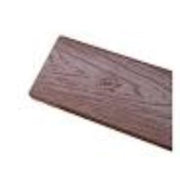 Wooden deck board with a visible grain pattern