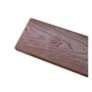 Wooden deck board with a visible grain pattern