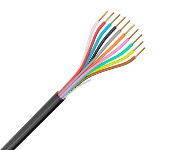 RW-18/070, Irrigation Wire 7 Street Multi Conductor D.B Wire, Solid 18AWG- 250'/Roll