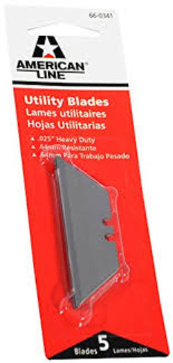 American Line utility blades in packaging with red and white design