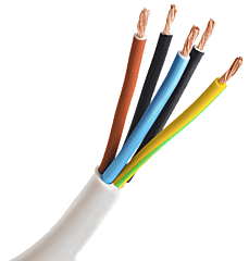 RW-18/070, Irrigation Wire 7 Street Multi Conductor D.B Wire, Solid 18AWG- 250'/Roll