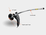  Curved Shaft Trimmer Attachment