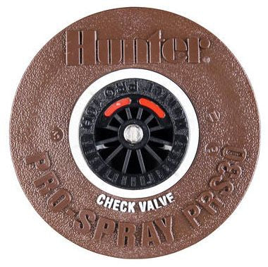 Hunter PROS 04 PRS30 CV 4" Pop Up Spray Body With Pressure Regulator & Check Valve, Accepts Female Threaded Nozzles