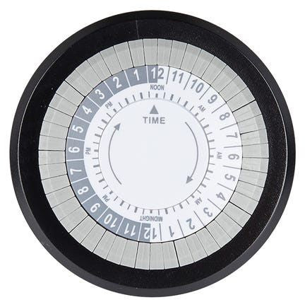 AMP- VAC-SLMTIMER1, Mechanical Timer for Slim Line Transformers