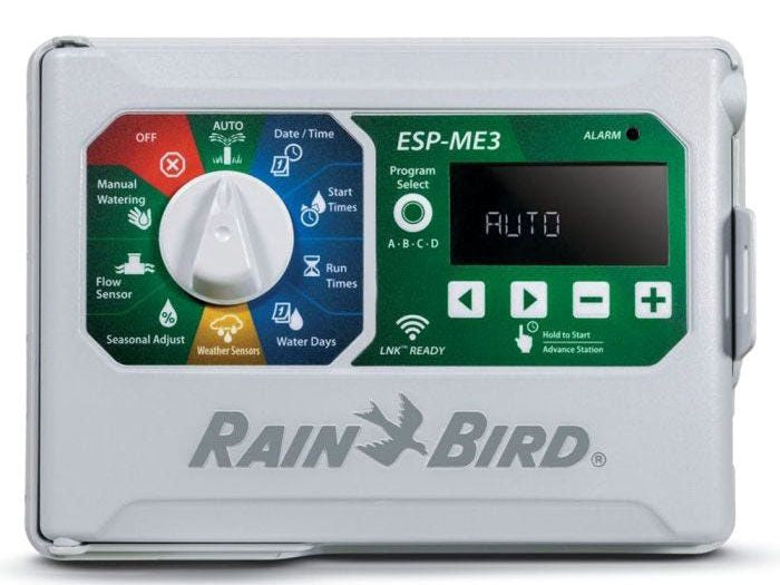 Rain Bird ESP4ME3, 4 Station Modular In/Out Controller - Link Ready, Order Link WiFi Module separately