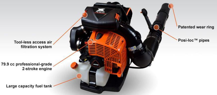 Echo PB-9010H, Blower 79.9CC BPACKW/HIP MT