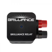 Brilliance relay on a white background