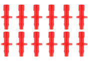 Drip Emitter 12-Outlet Manifolds Accessory, Converter barb, Red 1 GPH