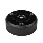 Black metal component with 'Made in USA' text on a white background