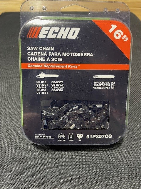 Echo 91PX57CQ, 16" CHAIN 57 DRIVE LINK COUNT