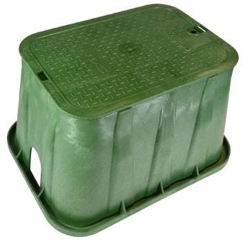 NDS- 314BC, 14" X 19" Green Box/Green Overlapping Cover-ICV