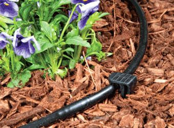 DIG Labyrinth stake used with 1/8" distribution tubing, Black