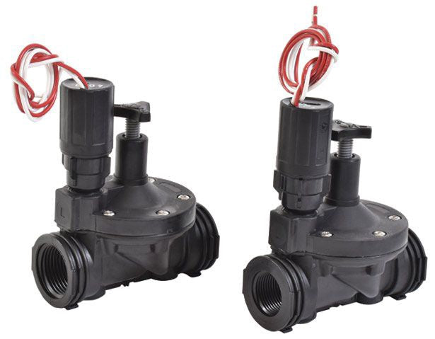 DIG Remote Control 1" globe valve with DC solenoid (6-12 volt) with flow control and manul bleed