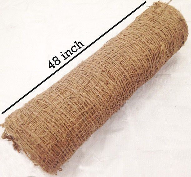 AW- JN001, Jute Netting Biodegradable, 4'X225'/Roll