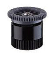 Adjustable spray nozzle for sprinklers, predominantly gray in color, with visible adjustment settings and female threaded inlet.