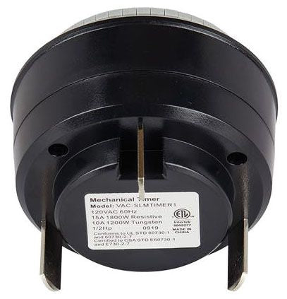 AMP- VAC-SLMTIMER1, Mechanical Timer for Slim Line Transformers