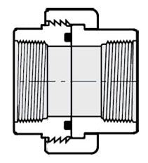 2-1/2 PVC UNION FPTXFPT EPDM