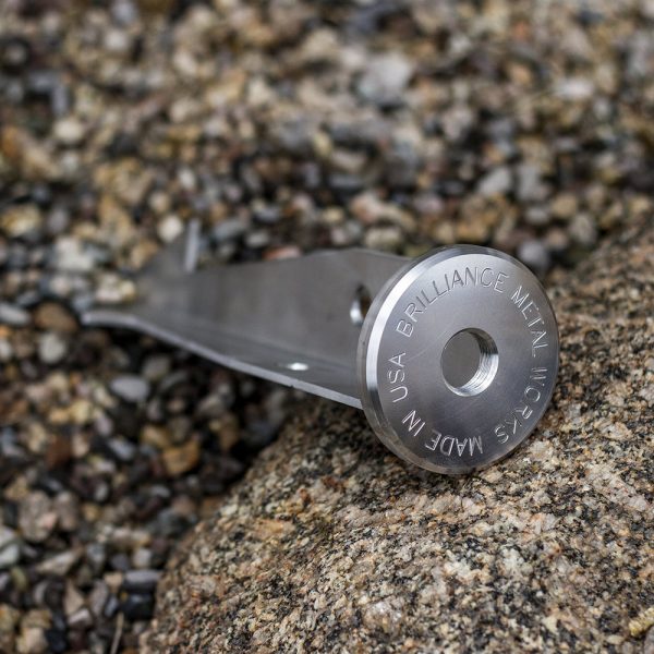 Brilliance IMPALER, Stainless Steel Ground Spike for Ground Mounted Fixtures-12.5"