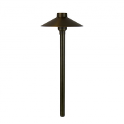 Black outdoor lamp on a white background