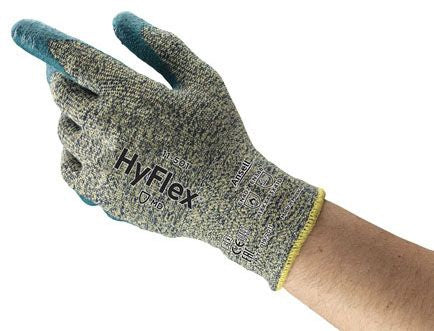 Ansell heavy duty 11-501 coated kevlar cut resistant gloves, Large