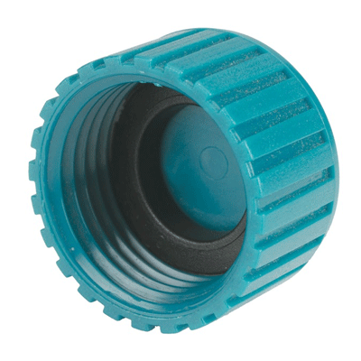 DIG Cap 3/4 FHT with washer, blue