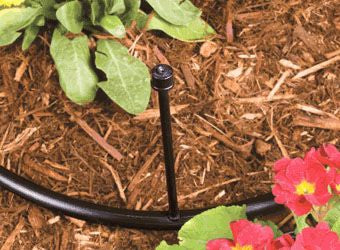DIG Micro Sprayer on Threaded Barb, 360, 4-7 diameter at 45 PSI, 7 GPH, Blue