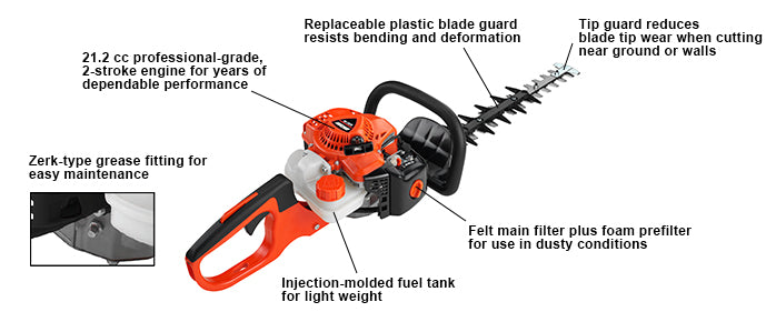 Echo HC-2020AA, Hedge Trimmer 21.2CC, 20"