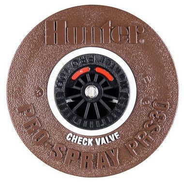 Hunter PROS 04 PRS30 CV 4" Pop Up Spray Body With Pressure Regulator & Check Valve, Accepts Female T