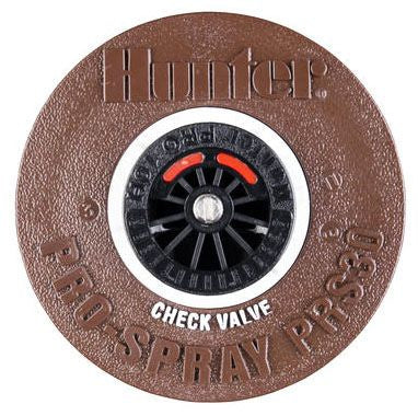 Hunter- PROS 12 PRS30 CV, 12" Pop Up Spray Body With Pressure Regulator & Check Valve, No Side Inlet, Accepts Female Threaded