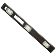 Black magnetic tool holder with four green lights on a white background