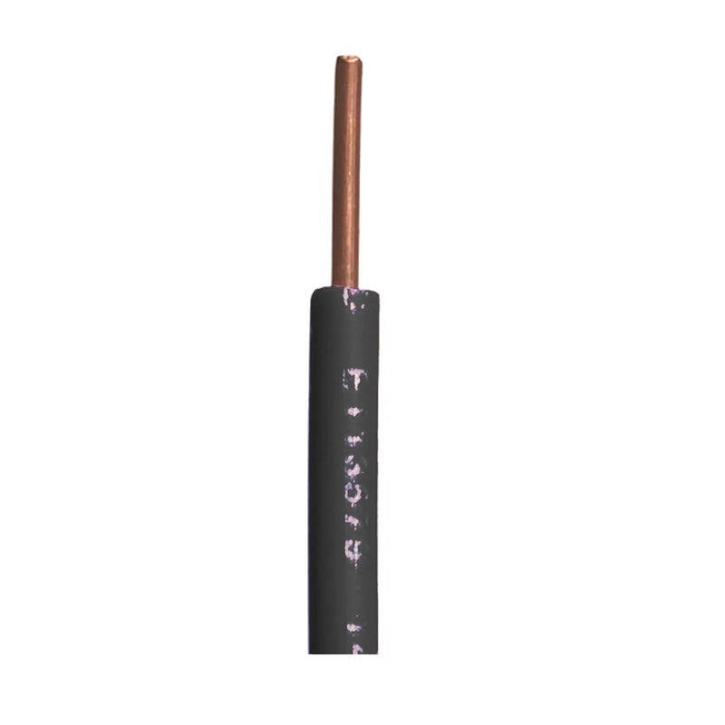 Paige 12 AWG-BLK, Solid UF/TWU Solid Black,