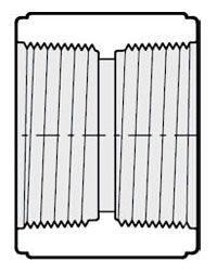 1-1/4 PVC COUPLING FPT SCH40